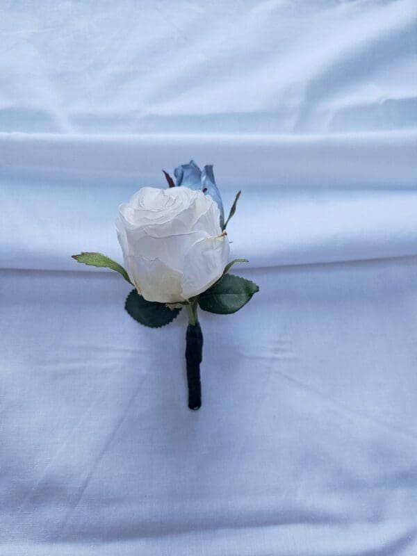 Real touch blue buttonhole Copy