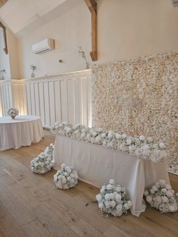 Grace Gypsophila Top Table Runner