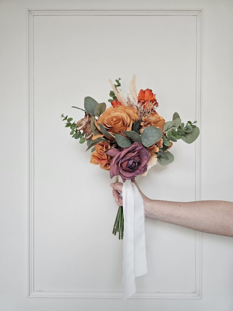 Autumn bridesmaids bouquet